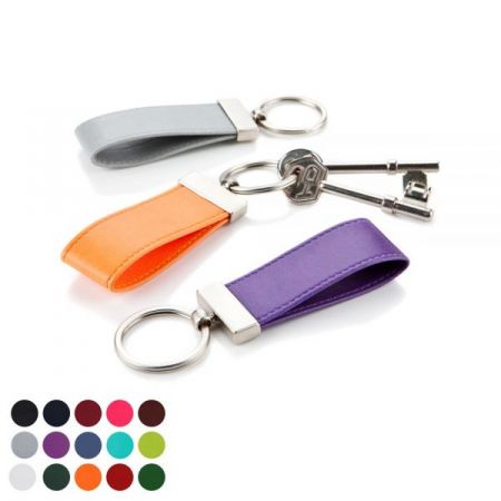 Personalized Leather Key Fob