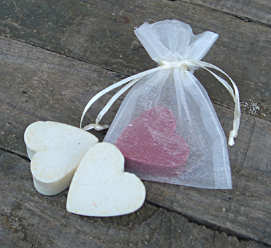 Heart shaped soap